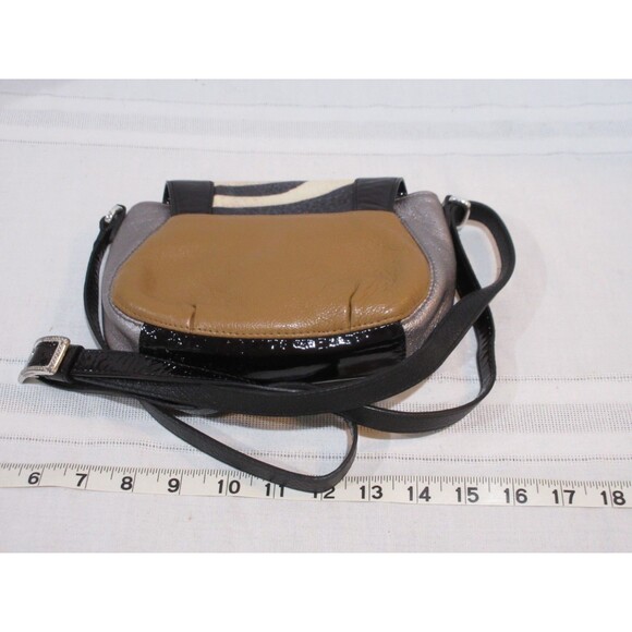 Brighton Purse Micro Crossbody Zebra Print Diva Handbag 8"x6"x2" - Picture 4 of 7